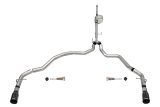 Corsa 2021-2025 Ford F-150 SuperCrew/6.5in Bed 5.0L V8 Xtreme Cat-Back Dual Rear Exit-Black PVD thumbnail 3
