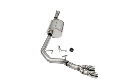 Corsa 2021-2025 Ford F-150 SuperCab/6.5in Bed 3.5L V6 Sport Cat-Back Front of Tire Exit-Polished thumbnail 2