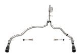 Corsa 2021-2025 Ford F-150 SuperCab/6.5ft Bed 3.5L V6 Sport Cat-Back Dual Rear Exit-Black PVD thumbnail 1