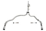 Corsa 2021-2025 Ford F-150 SuperCrew/6.5in Bed 3.5L V6 Sport Cat-Back Dual Rear Exit-Polished thumbnail 5