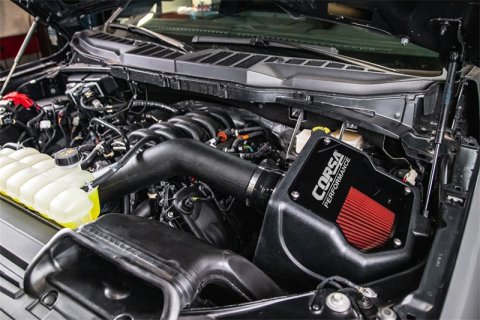 Corsa 2021-2025 Ford F150 5.0L V8 Cold Air Intake with DryTech Filter thumbnail 3