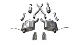 Corsa 2011-2021 Jeep Grand Cherokee 3.6L Dual Rear Exit Sport Exhaust w/ 4.5in Pro-series Tips thumbnail 1