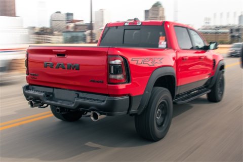 Corsa 2021-2024 Dodge Ram TRX Crew Cab Xtreme Catback Exhaust Dual Rear Satin Tip thumbnail 6
