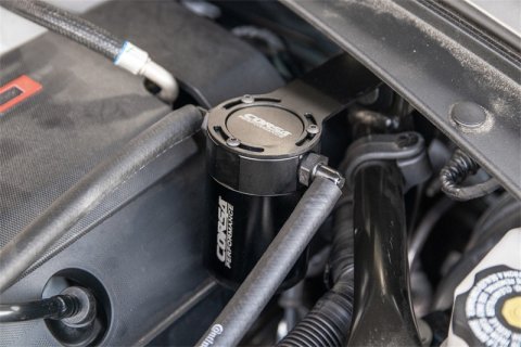Corsa 2016-2023 Chevrolet Camaro SS Coupe 6.2L V8 (RWD) Aluminum Oil Catch Can w/Mounting Bracke thumbnail 3