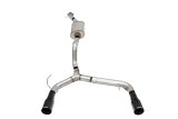 Corsa 21-25 Ford Bronco 2.3L 2-Door 2.75in Cat-Back Dual Rear Exhaust w/ 4in Straight-Cut Black Tips thumbnail 2