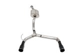 Corsa 21-25 Ford Bronco 2.7L 2-Door 2.75in Cat-Back Dual Rear Exhaust w/ 4in Straight-Cut Black Tips thumbnail 1