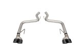 Corsa 2018-2023 Ford Mustang GT Black 3.0in PVD AxleBack Exhaust w/4.0in Quad Pro Tips thumbnail 1