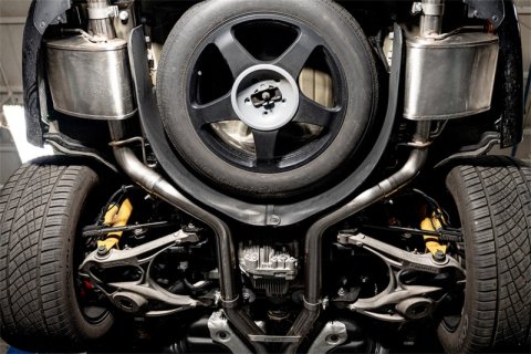 Corsa 2018-2025 Dodge Durango SRT 392 Cat-Back 2.75in Dual Rear Exit Xtreme 4.5in Polished Tips thumbnail 3