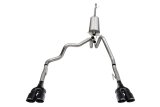 Corsa 19-23 GMC Sierra 1500 Cat-Back Dual Rear Exit with Twin 4in Black Powder Coat Pro-Series Tips thumbnail 2