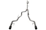 Corsa 2021-2025 Ford F-150 SuperCrew/5.5ft Bed 3.5L V6 Sport Cat-Back Dual Rear Exit-Black PVD thumbnail 2