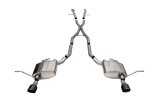 Corsa 11-21 Jeep Grand Cherokee Xtreme 2.5in Cat-Back Dual Rear Exit w/ Single 4.5in Black PVD Tips thumbnail 2
