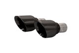 Corsa 2011-2021 Jeep Grand Cherokee Single 2.5in Inlet / 4.5in Outlet Black PVD Pro-Series Tip Kit thumbnail 2