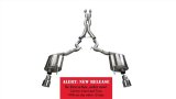 Corsa 2015-2017 Ford Mustang GT Convertible 5.0L V8 Polished Xtreme Dual Rear Exit Exhaust thumbnail 1