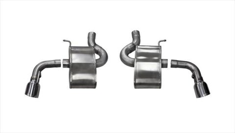 Corsa 2016-2024 Chevrolet Camaro SS 6.2L V8 2.75in Polished Xtreme Axle-Back Exhaust Dual Rear Exit thumbnail 2