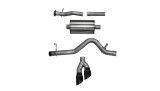 Corsa 2015-2016 Chevy Colorado 3.6L V6 Sport Cat-Back Exhaust 4in Black Pro Series Tips thumbnail 1