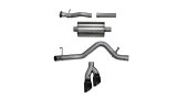 Corsa 2015-2016 Chevy Colorado 3.6L V6 Sport Cat-Back Exhaust 4in Black Pro Series Tips thumbnail 4