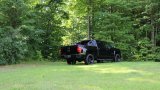 Corsa 14-17 Chevy Silverado 5.3L V8 CC / SB 3in Single Side Exit Touring Cat-Back Exhaust Black Tips thumbnail 1