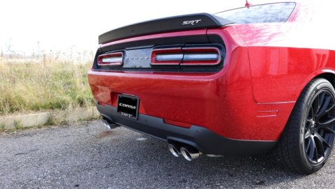 Corsa 2015-2023 Dodge Challenger Hellcat Dual Rear Exit Extreme Exhaust w/ 3.5in Polished Tips thumbnail 9