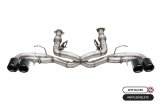 Corsa 2020-2025 Chevrolet Corvette C8 RWD 3in Track Cat-Back Delete Exhaust w/4.5in CF Black PVDTips thumbnail 1