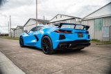Corsa 2020-2025 Chevrolet Corvette C8 RWD 3in Track Cat-Back Delete Exhaust w/4.5in CF Black PVDTips thumbnail 3