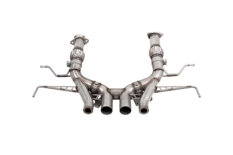 Corsa 23-25 Chevrolet Corvette C8 Z06 3in Valved Cat-Back Exhaust Muffler Delete Track Systemw/o Tip thumbnail 1