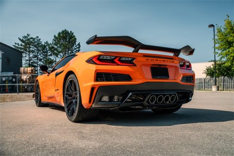 Corsa 23-25 Chevrolet Corvette C8 Z06 3in Valved Cat-Back Exhaust Muffler Delete Track Systemw/o Tip thumbnail 8
