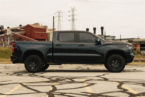 Corsa 2022-2024 Chevrolet Silverado 1500 Cat-Back Dual Rear Exit with Twin 4in Black Tips thumbnail 5