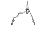Corsa 2022-2024 Chevrolet Silverado 1500 Cat-Back Dual Rear Exit with Turn Down Tail Pipes thumbnail 1