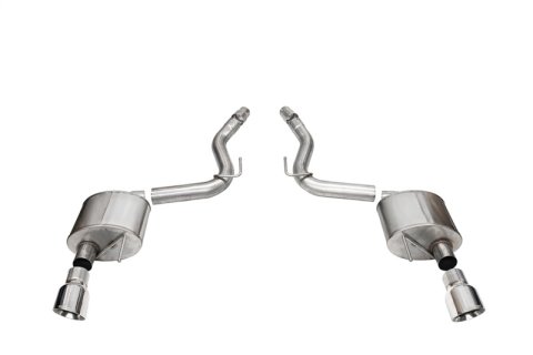 Corsa 2024+ Ford Mustang Sport Axle-Back Dual Rear Exit with 4.5in Polished Pro-Series Tips thumbnail 1