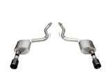 Corsa 2024+ Ford Mustang GT Sport Axle-Back Dual Rear Exit with 4.5in Straight Cut Black PVD Tips thumbnail 1