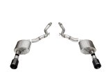 Corsa 24+ Ford Mustang GT Sport Axle-Back Dual Rear Exit with 4.5in Black PVD Straight Cut Tips thumbnail 3