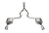 Corsa 24+ Ford MustangGT Sport Cat-Back Exhaust System 3.0in Dual Rear Exit w/4.5in Pro Series Tips thumbnail 3