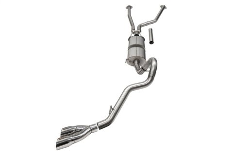 Corsa 22-25 Toyota Tundra 4WD 3in Sport Cat-Back Side Exit Exhaust System w/ Twin 4in Polished Tips thumbnail 3
