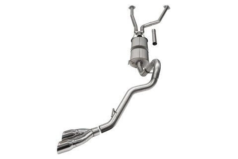 Corsa 22-25 Toyota Tundra 4WD 3in Sport Cat-Back Side Exit Exhaust System w/ Twin 4in Polished Tips thumbnail 7