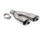 Corsa 2022-2024 Toyota Tundra 4WD 4in Single Side Dual Outlet Tip Kit - Polished thumbnail 3