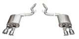 Corsa 24+ Ford Mustang Dark Horse 5.0L 3in Dual Rear Exit Axle-Back w/Twin 4.5in Polish Slash Tips thumbnail 1