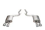 Corsa 24+ Ford Mustang Dark Horse 5.0L 3in Dual Rear Exit Axle-Back w/Twin 4.5in Polish Slash Tips thumbnail 3