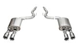 Corsa 24+ Ford Mustang Dark Horse 5.0L 3in Dual Rear Axle-Back w/Twin 4.5in Polish Straight Tips thumbnail 1