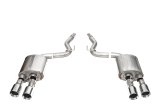 Corsa 24+ Ford Mustang Dark Horse 5.0L 3in Dual Rear Axle-Back w/Twin 4.5in Polish Straight Tips thumbnail 3