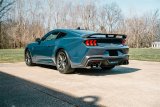 Corsa 24+ Ford Mustang Dark Horse 5.0L 3in Dual Rear Axle-Back w/Twin 4.5in Black PVD Straight Tip thumbnail 5