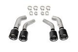 Corsa 2016-2024 Chevrolet Camaro SS / ZL1 Carbon Fiber 4.5in Twin Tip Kit thumbnail 3