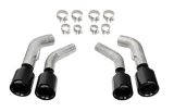 Corsa 2016-2024 Chevrolet Camaro SS / ZL1 Black Carbon Fiber 4.5in Twin Tip Kit thumbnail 1