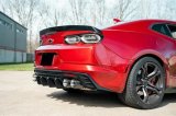 Corsa 2016-2024 Chevrolet Camaro SS / ZL1 Black Carbon Fiber 4.5in Twin Tip Kit thumbnail 2