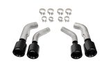 Corsa 2016-2024 Chevrolet Camaro SS / ZL1 Black Carbon Fiber 4.5in Twin Tip Kit thumbnail 3
