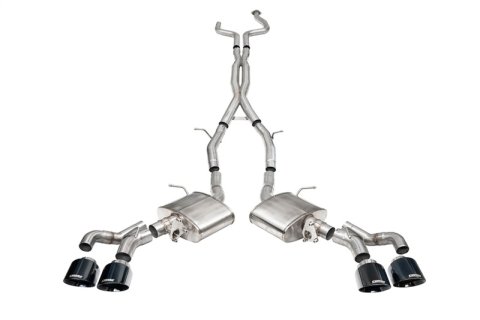 Corsa 2022-2025 Cadillac CT5-V Blackwing 3in. Cat-Back w/ Act. Exh. Dbl. X-Pipe Twin 4.5in. Tips thumbnail 4