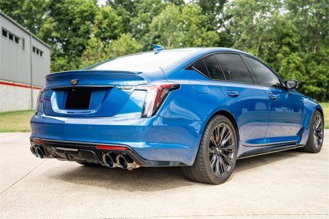 Corsa 2022-2025 Cadillac CT5-V Blackwing 3in. Cat-Back w/ Act. Exh. Dbl. X-Pipe Twin 4.5in. Tips thumbnail 6