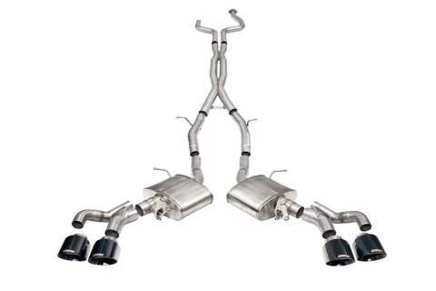 Corsa 2022-2025 Cadillac CT5-V Blackwing 3in. Cat-Back w/ Act. Exh. Dbl. X-Pipe Twin 4.5in. Tips thumbnail 8