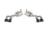 Corsa 22-25 Caddy CT5-V Blackwing 3in Axle-Back - Act. Exh. - Dual Rear Exit - Twin 4.5in Tips - Blk thumbnail 3