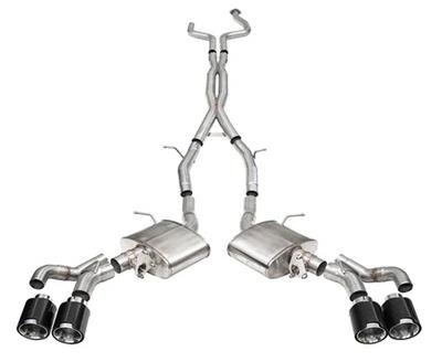 Corsa 2022-25 Cadillac CT5 V Blackwing 3in. Cat-Back w/ Act. Exh. - Dbl X-Pipe - Twin 4.5in. CF Tips thumbnail 1
