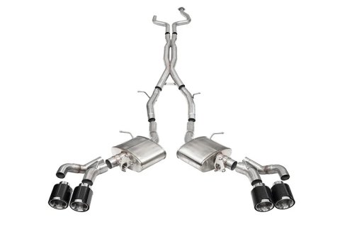 Corsa 2022-25 Cadillac CT5 V Blackwing 3in. Cat-Back w/ Act. Exh. - Dbl X-Pipe - Twin 4.5in. CF Tips thumbnail 7